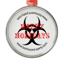 biohazard xmas ornament
