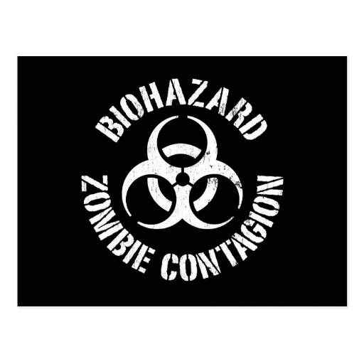 Biohazard: Zombie Contagion Postcard
