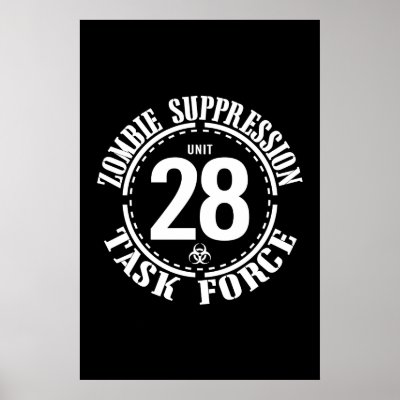 Biohazard Zombie Task Force Poster by strk3