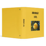 Biology 101 binder custom Orange Dahlia Flower