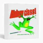 Biology class frog binder