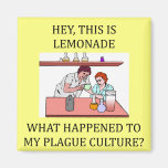 biology experiment joke refrigerator magnet