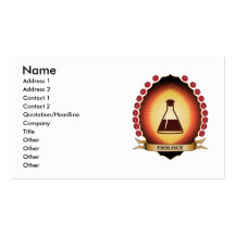 Biology Mandorla Business Card Templates