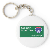 Biology Next Exit Keychain