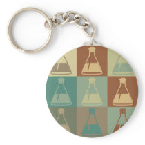Biology Pop Art Key Chain