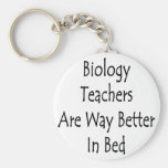 Biology Teachers Are Way Better In Bed Keychains