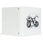 Biomechanical Draconic Trike Vinyl Binder