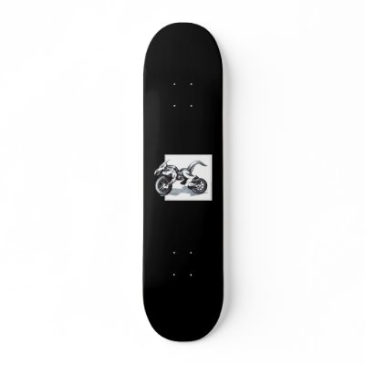 Biomechanical Draconic Trike Skate Board by jameskite