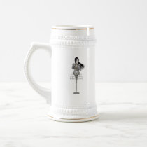 Biomechannequin Woman 3 - 3D Goth Mannequin Coffee Mugs