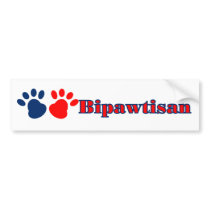 Bipawtisan Politics Bumper Sticker