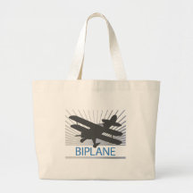 Biplane Airplane Bags