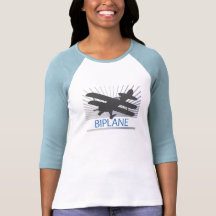 Biplane Airplane Tshirt