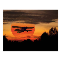 biplane postcards
