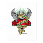Bipolar Disorder Dagger Postcard
