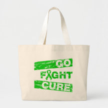 Bipolar Disorder Go Fight Cure Tote Bags