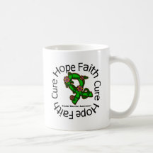 Bipolar Disorder Hope Faith Cure Flower Ribbon Mug