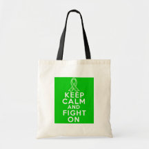 Bipolar Disorder Keep Calm and Fight On Tote Bag
