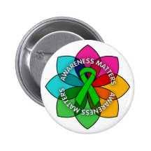Bipolar Disorder Matters Petals Button