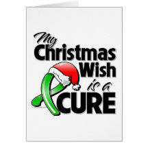 Bipolar Disorder My Christmas Wish is a Cure Greeting Cards