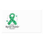 Bipolar Disorder Ribbon of Butterflies Business Card Templates