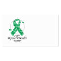Bipolar Disorder Ribbon of Butterflies business cards