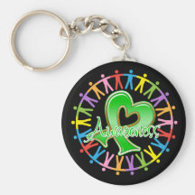 Bipolar Disorder Unite in Awareness Key Chain