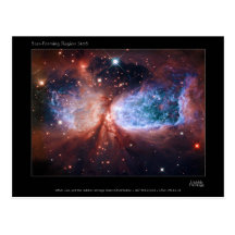 Bipolar Star Forming Region Sharpless 2-106 Nebula Postcard