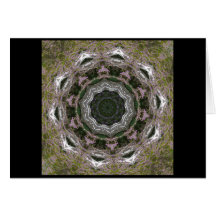 Birch and Heather Patterns Greeting Cards