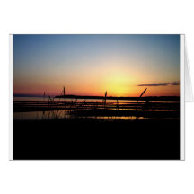 Birch Bay Sunset Greeting Card