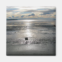 Birch Bay Tide Flats Fridge Magnet