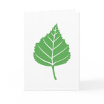 Birch Leaf Folding Card Template