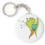 Bird 2 ~ Vintage Forties Tattoo Bird Art Keychains
