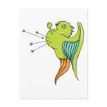 Bird 2 ~ Vintage Forties Tattoo Bird Art Post Card