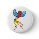 Bird 3 ~ Vintage Forties Tattoo Bird Art Pin