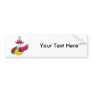 Bird 7 ~ Vintage Forties Tattoo Bird Art Bumper Stickers