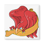Bird 8 ~ Vintage Forties Tattoo Bird Art Fridge Magnets