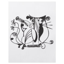 bird and cat