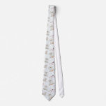 bird cage and blossom wedding tie