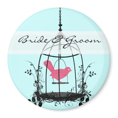Bird Cage Wedding Stickers or Customize by samack