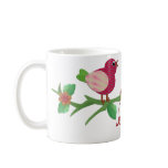 Bird Collage Personaized Name Mug