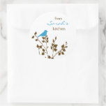 Bird Custom Name Stickers