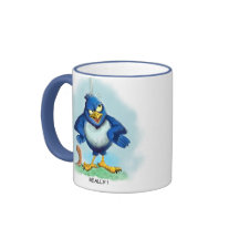 Bird dropping coffee mugs