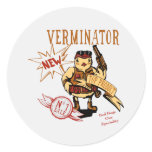 Bird Exterminator ~ Pest Extermination Funny Gift stickers