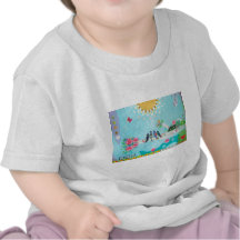 Bird Family Art Collage Shirt
