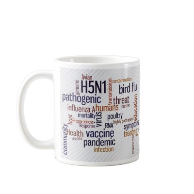 Bird Flu Awareness Coffee or Tea Mug by DigitalDreambuilder