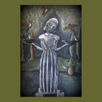 Bird Girl ~Savannah Cemetery Statue posters