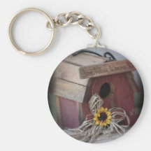 Bird House Key Chains
