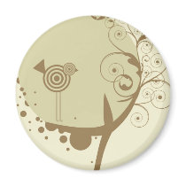 Bird House Fridge Magnet