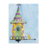 bird house postcard