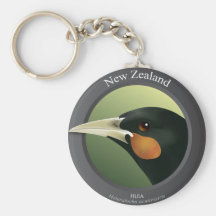 Bird - Huia Keychains